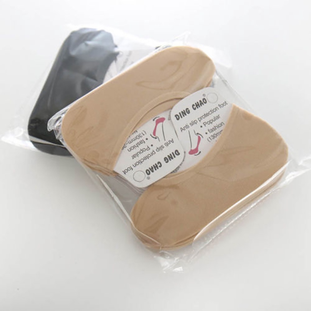 Đôi vớ thuyền chống trượt màu trơn thoáng khí cho nữ độc đáo