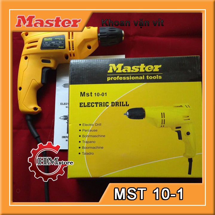 Máy bắn vít mini Master MST10-1, công suất 400w, đầu kẹp tự động - Máy khoan vít, máy siết vít - Bảo hành 6 tháng