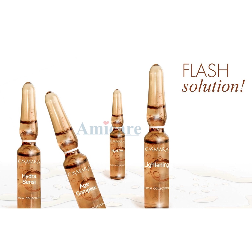 ✅ Casmara Huyết Thanh Làm Trắng Da Lightening Ampoule Flash 1 Hộp x 20 Ống