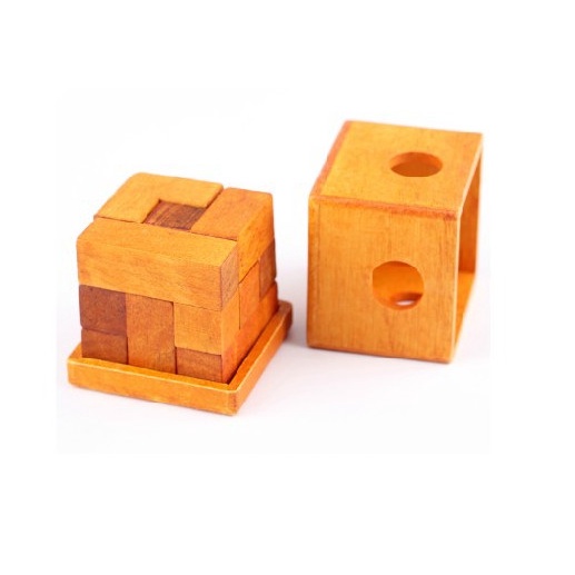 Đồ chơi trí tuệ_Thử thách trí não_The Soma Cube - Wooden Puzzle_Hack não &amp; Hàng hiếm_IQ Toys_Giải đố_Thông minh_Trí Tuệ