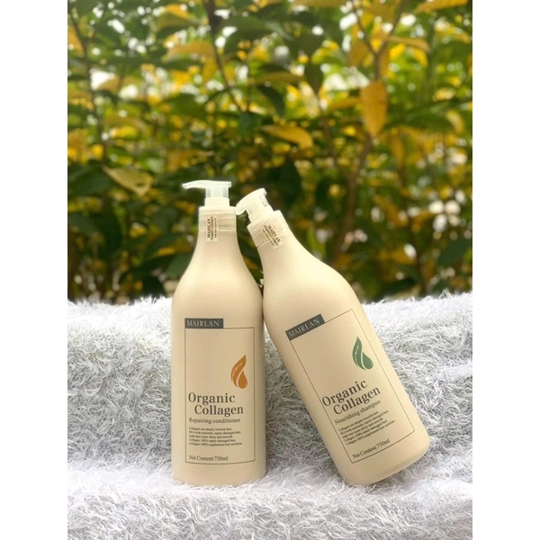 Dầu gội xả Mairlan Organic collagen 750ml