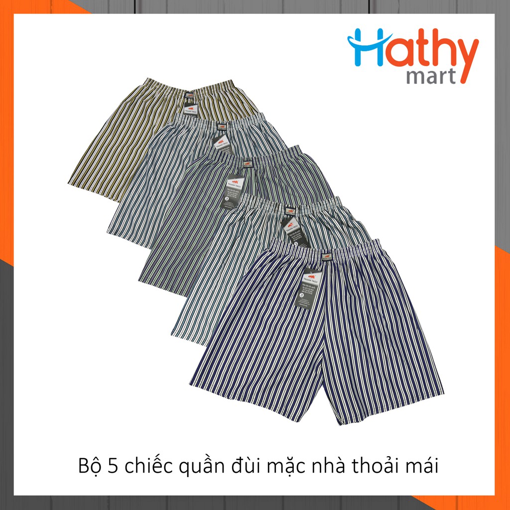 Bộ chiếc 5 quần đùi nam [MẶC NHÀ SIÊU MÁT]