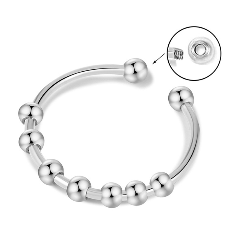 Con Quay Đồ Chơi Spinner BằNg BạC, GiúP GiảM Stress