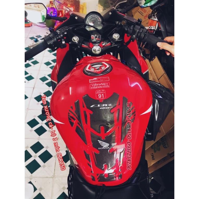 Tem xương cá carbon dành cho các dòng xe CBR150