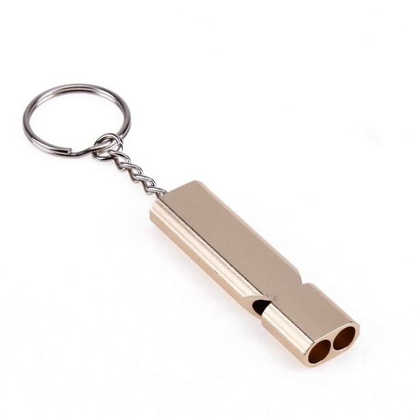 [hot sale]Còi nhôm âm kép huấn luyện chim săn mồi thú cưng