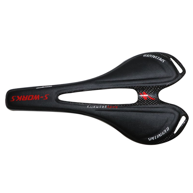 Yên Da Sợi Carbon Siêu Nhẹ Thoáng Khí Chuyên Dụng Cho Xe Đạp MTB 125g