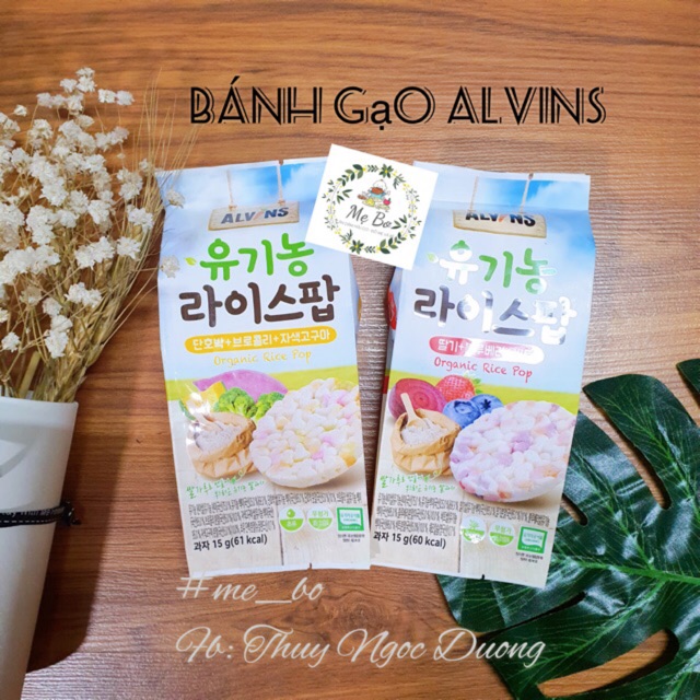 BÁNH ĂN DẶM GẠO ALVINS