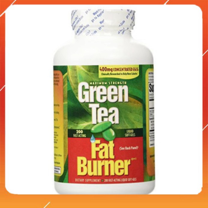 CỦ XẢ CỦA XẢ Viên uống giảm cân từ trà xanh Green Tea Fat Burner 200 viên của Mỹ CỦ XẢ CỦA XẢ