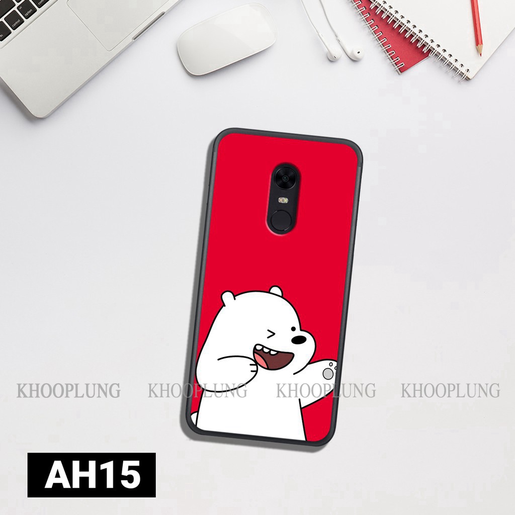 Ốp lưng Xiaomi Redmi Note 4 - Redmi 5 Plus in hình gấu