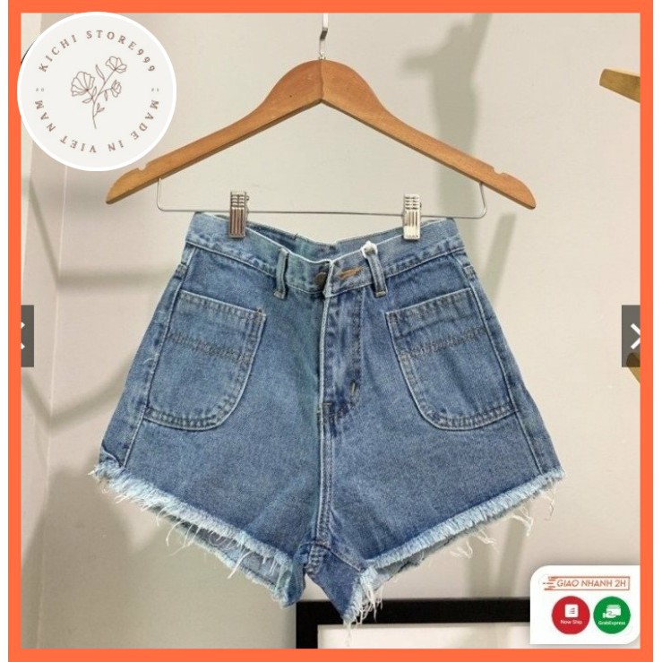 Quần Short Jean Nữ dành cho các bạn 38-60kg Kichistore , Short Jeans Nữ thiết kế M14