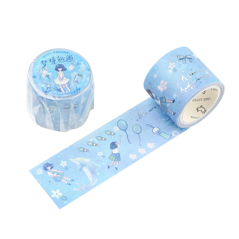 Dream Cruise Series Journal Washi Masking Tape Paper Scrapbooking Stationery DIY Decorative Tape Stickers