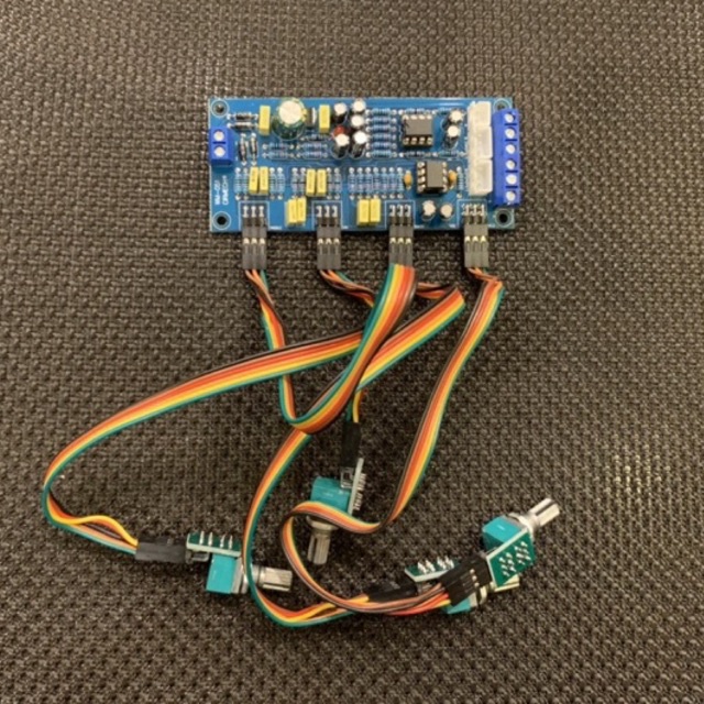 Mạch pre ne5532 kép câu sẵn triết áp tiện lợi