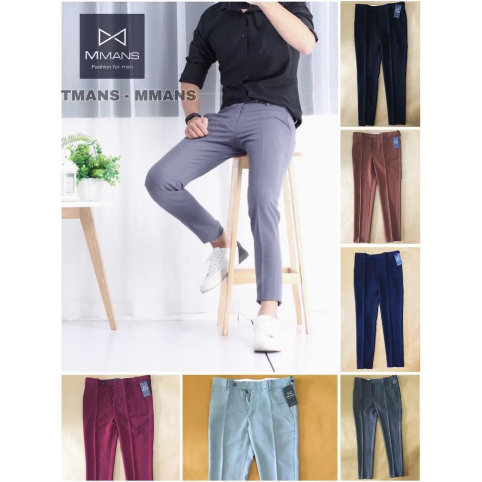 Quần âu nam chất lượng cao cấp màu ghi, xanh than và đen dáng body Hàn Quốc