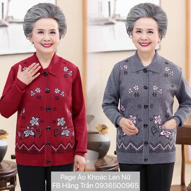 Áo khoác len cho người trung niên