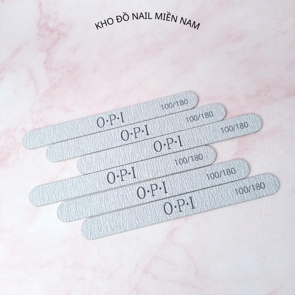 Dũa OPI Mỏng Dũa Móng Tay Thật Móng Tự Nhiên Độ Nhám 100/180