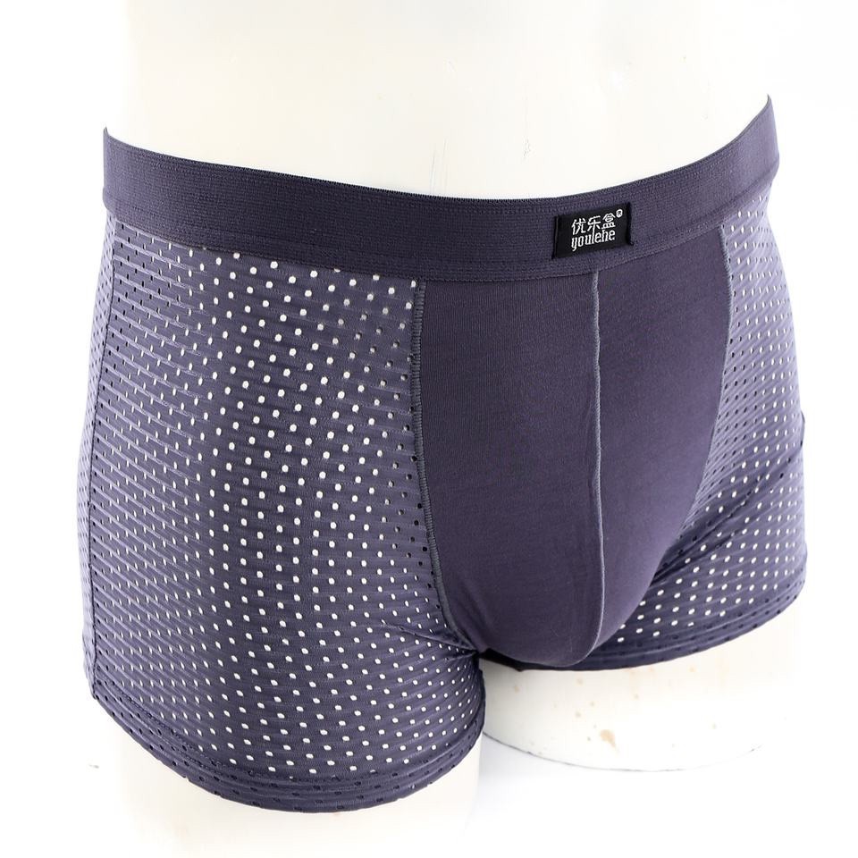 Quần sịp đùi nam thông hơi Nhật  cạp 3cm - chất đẹp pmềm mại thông thoáng size từ 40- 75 kg- quần lót nam thông hơi