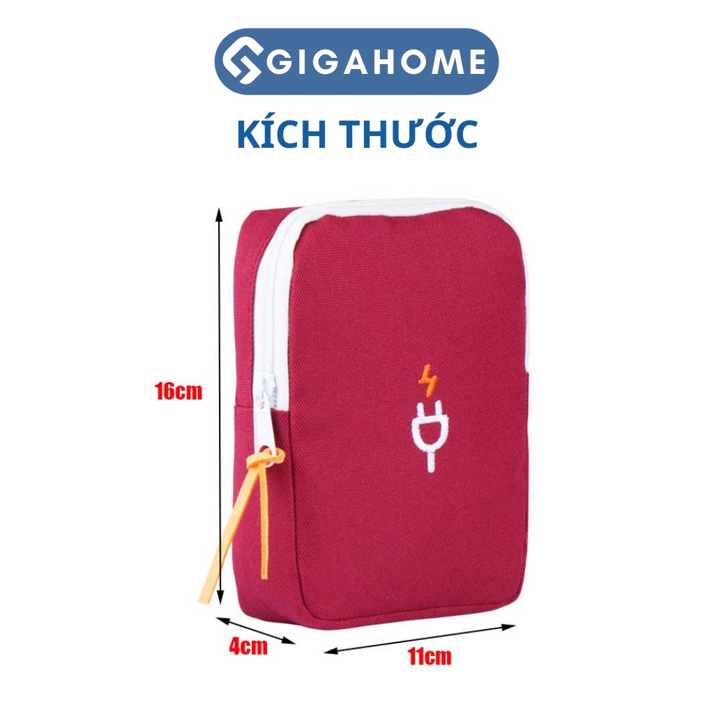 Túi Đựng Phụ Kiện Điện Thoại GIGAHOME Chống Sốc, Chống Thấm Nước 6952
