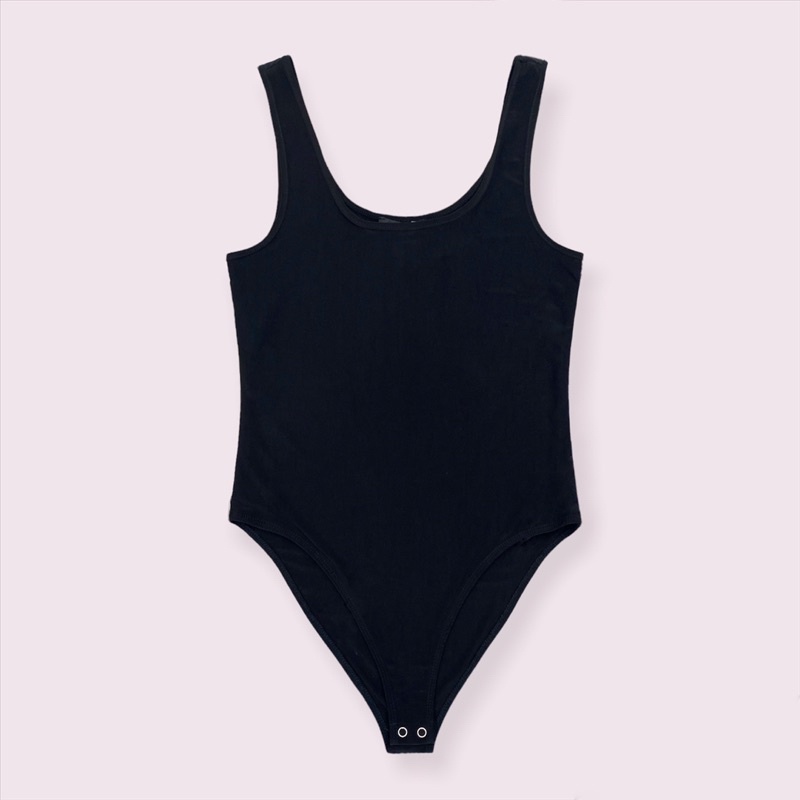 Bodysuit trơn ET.TEE màu đen, trắng, be đủ size chất thun polyster co dãn A1913