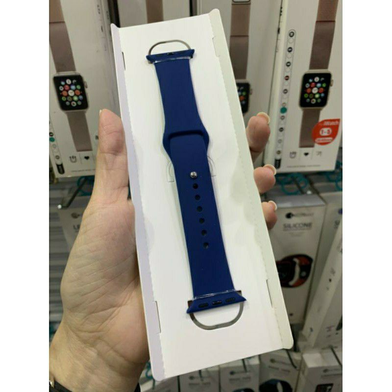 Dây đeo COTEetCI cho Apple Watch size 38mm/ 40mm/ 42mm/ 44mm Silicon hàng chính hãng
