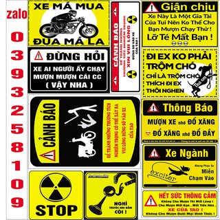 TEM CẢNH BÁO 3 LỚP CHỐNG NƯỚC