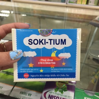 Sokitium sản phẩm giúp con ngủ ngon,sâu giấc 