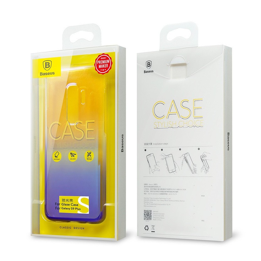 Ốp lưng trong suốt đổi màu Baseus Glaze Case cho Galaxy S8 - S8 Plus