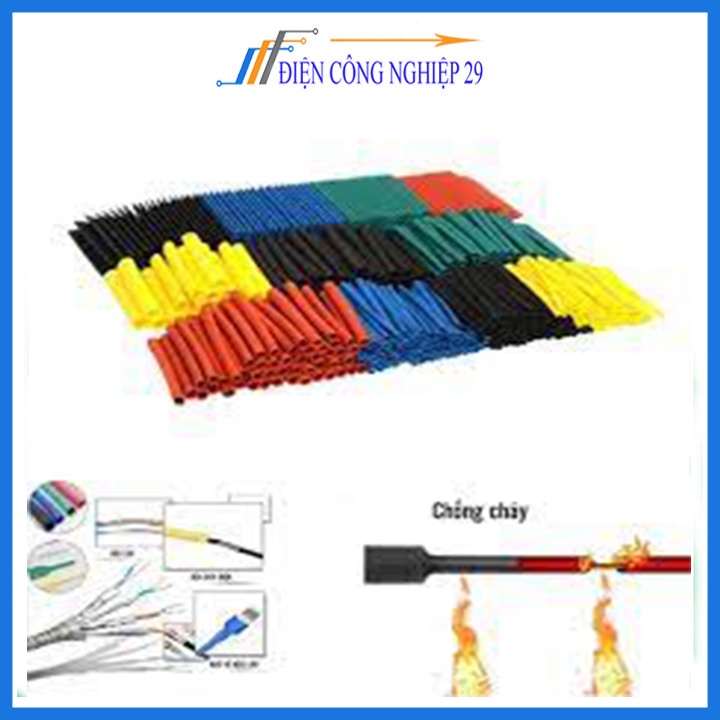Combo Gen Co Nhiệt Đủ Màu Cắt Sẵn Nhiều Cỡ