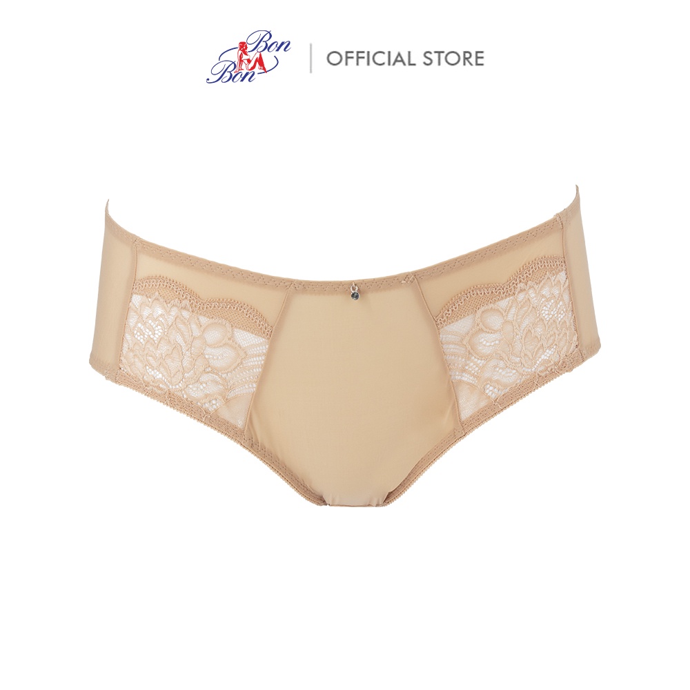 Quần lót lưng cao, ren đối xứng Bon Bon - SV35130