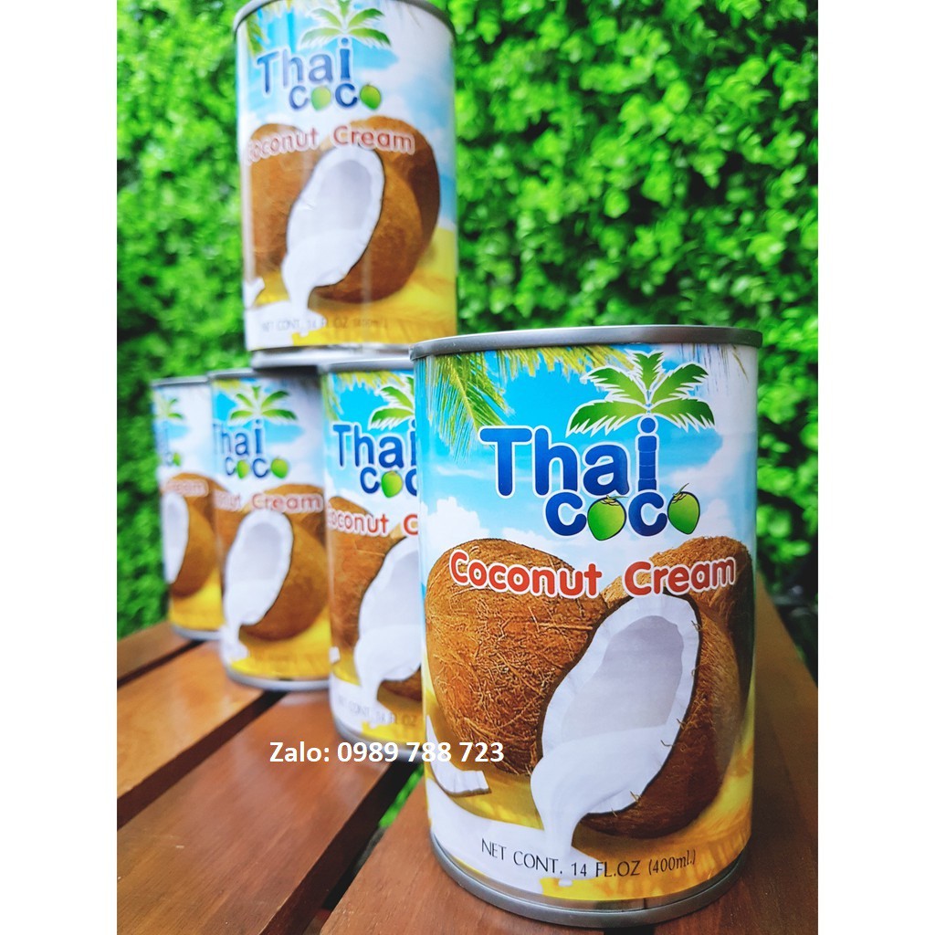 Nước cốt dừa 400 ml (Thái Lan - Thai CoCo) - Nước cốt dừa đậm đặc