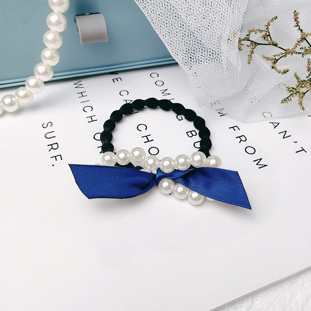 Dây buộc tóc thắt nơ ngọcGIADUNGTONGKHO1Dây nịt tóc dễ thương style HÀN QUỐC buộc mãi không đứt dành cho phụ nữ