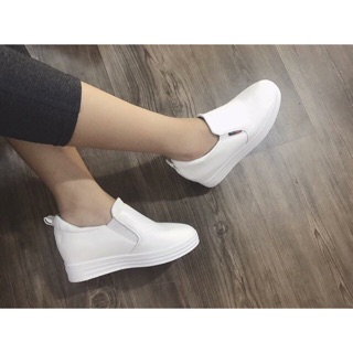 Giày lười độn đế 5cm