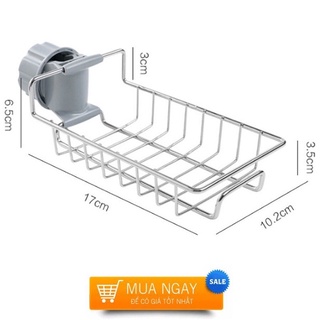 KỆ INOX GẮN VÒI RỬA CHÉN