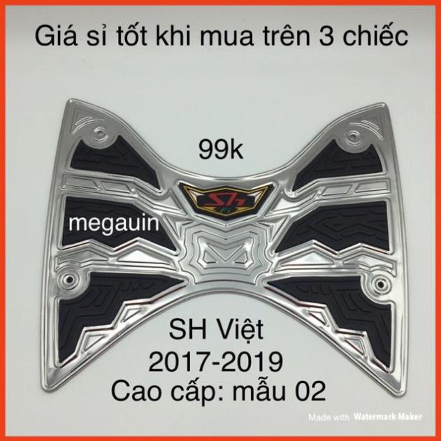 THẢM ĐỂ CHÂN INOX CÁC LOẠI XE (VISION, LEAD, SH )