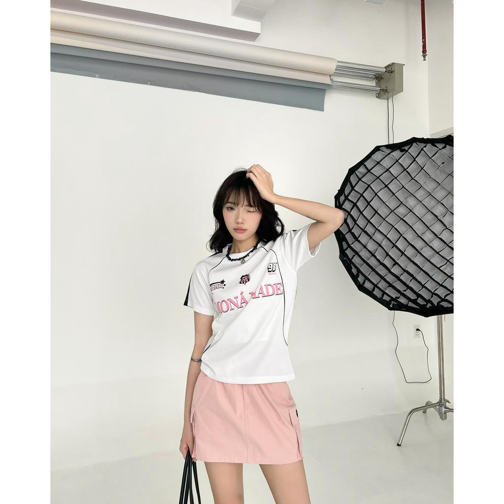 Áo thun thể thao baby tee MONÁ - BASKY