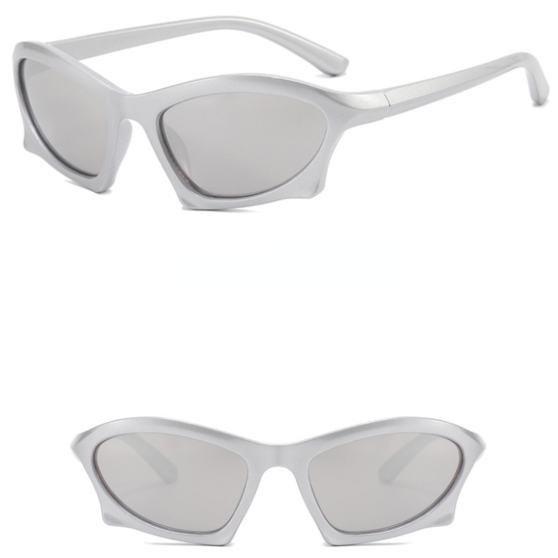 (KIQI-FASHION) COD Kính Mát Y2K Chống Tia UV Phong Cách Retro Thời Trang Cho Nam Nữ