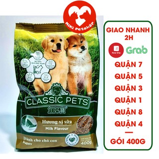 Thức Ăn Cho Chó Con Hạt Classic Pets Puppy 400g Vị Sữa - Miki Petshop