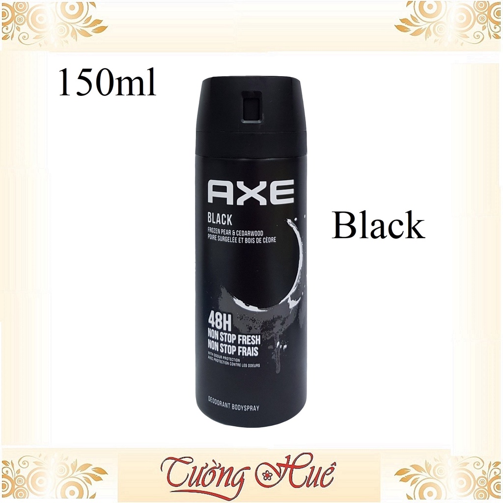 Xịt Ngăn Mùi Dành Cho Nam AXE BLACK Bodyspray - 150ml