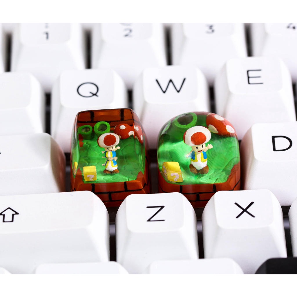 Keycap lẻ Super Mario, keycap SA profile, keycap artisan giá rẻ