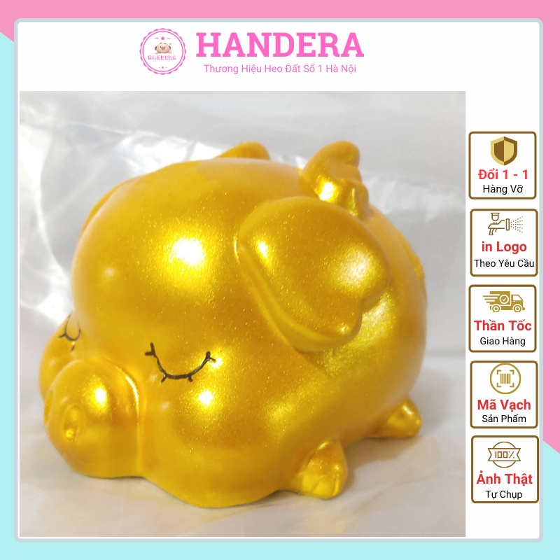 Heo đất tiết kiệm tiền HANDERA cánh tiên thiền thần chất liệu thạch cao không ẩm mốc tiền an toàn sử dụng HD08