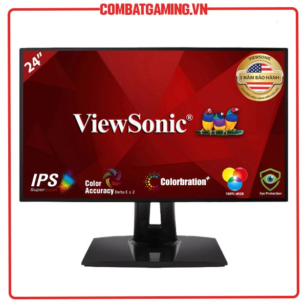 Màn Hình Đồ Họa VIEWSONIC VP2458 IPS/sRGB 100%/NTSC 72.57%/ΔE &lt; 2