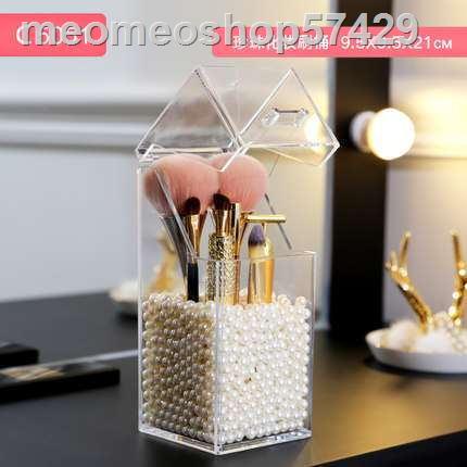 Hộp đựng đồ trang sức✳net người nổi tiếng nhà sáng tạo bàn chải trang điểm lưu trữ thùng đựng bàn trang điểm lông mày b