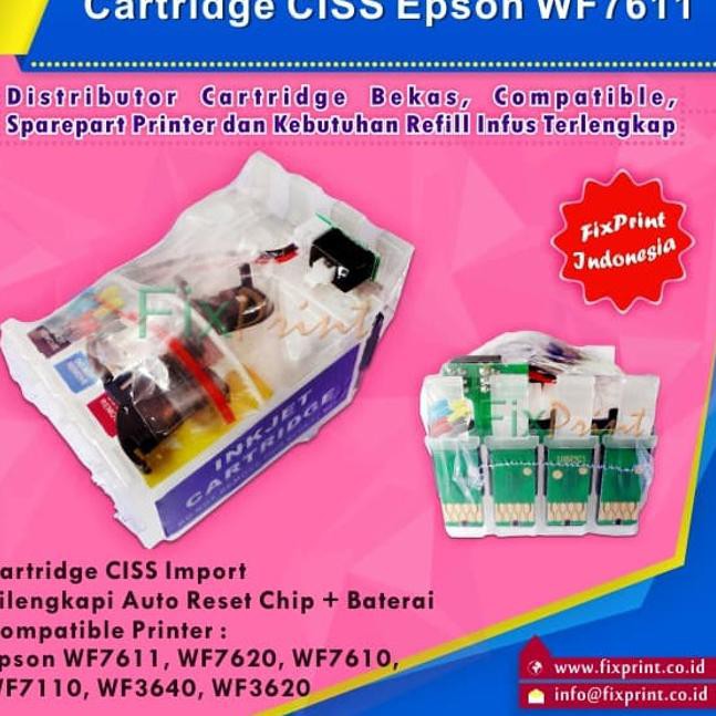 Phụ Kiện Điện Chuyên Dụng Cho Ciss Epson Wf7611 Wf7620 Wf7610 Wf7110 Wf3640 Wf3620 Ckw