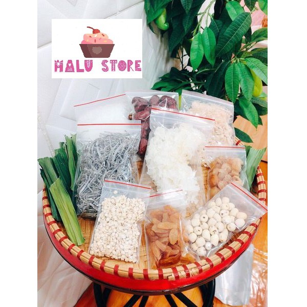 [HOT] Chè sâm bổ lượng 9 vị gói 400gram - set nguyên liệu nấu 12 -14 ly chè