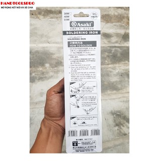 60W Mỏ hàn chì Asaki AK-9040