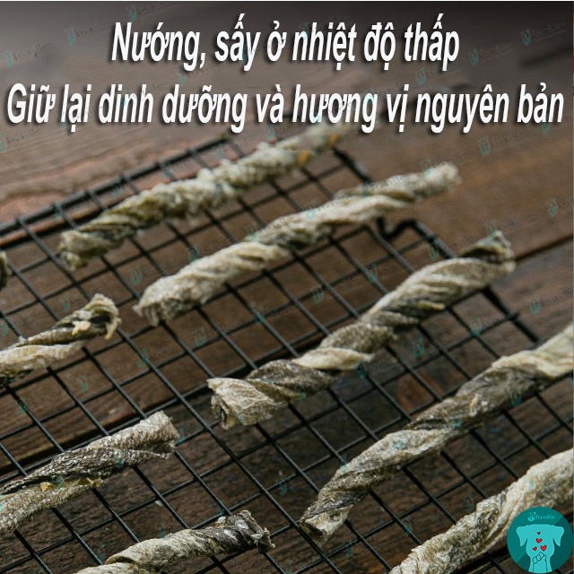 [SẠCH RĂNG-THƠM MIỆNG]Thanh Gặm Bổ Sung Omega 3&amp;6 JFamille, Cá Tuyết Cuộn Thanh Da Bò, Giảm Mùi Hôi Miệng. JF167