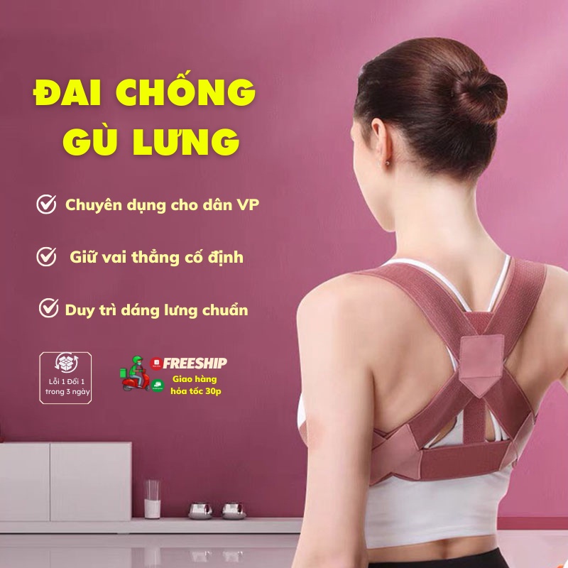 Đai Chống Gù Lưng Hỗ Trợ Chỉnh Hình Phù Hợp Dân Văn Phòng Titan.st