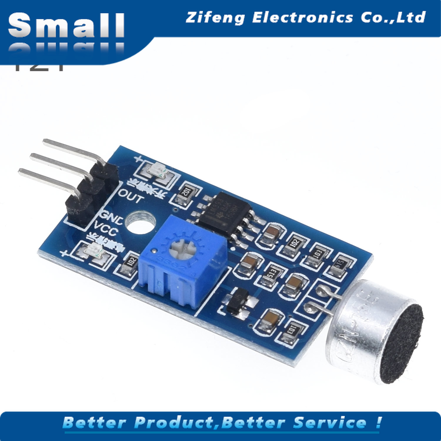 SENSOR Mô Đun Cảm Biến Âm Thanh Thông Minh 3pin Cho Arduino