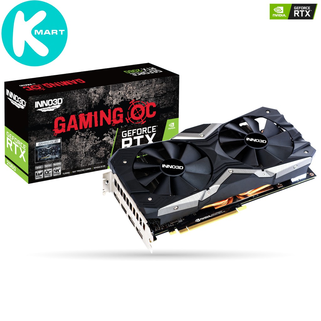 Card Đồ Họa VGA INNO3D GEFORCE RTX 2060 GAMING OC X2 6GB - Hàng Chính Hãng