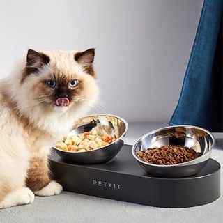 Bát ăn đôi inox chống gù lưng Petkit