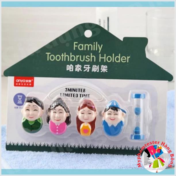 Cài bàn chải hình ngộ nghĩnh vỉ 3 và bỉ 4 hít siêu chắc